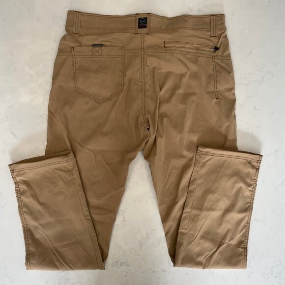 Wrangler By ATG Convertible Trail Jogger Outdoor Nylon Utility Pants Tan 36 x 32 - Picture 7 of 13